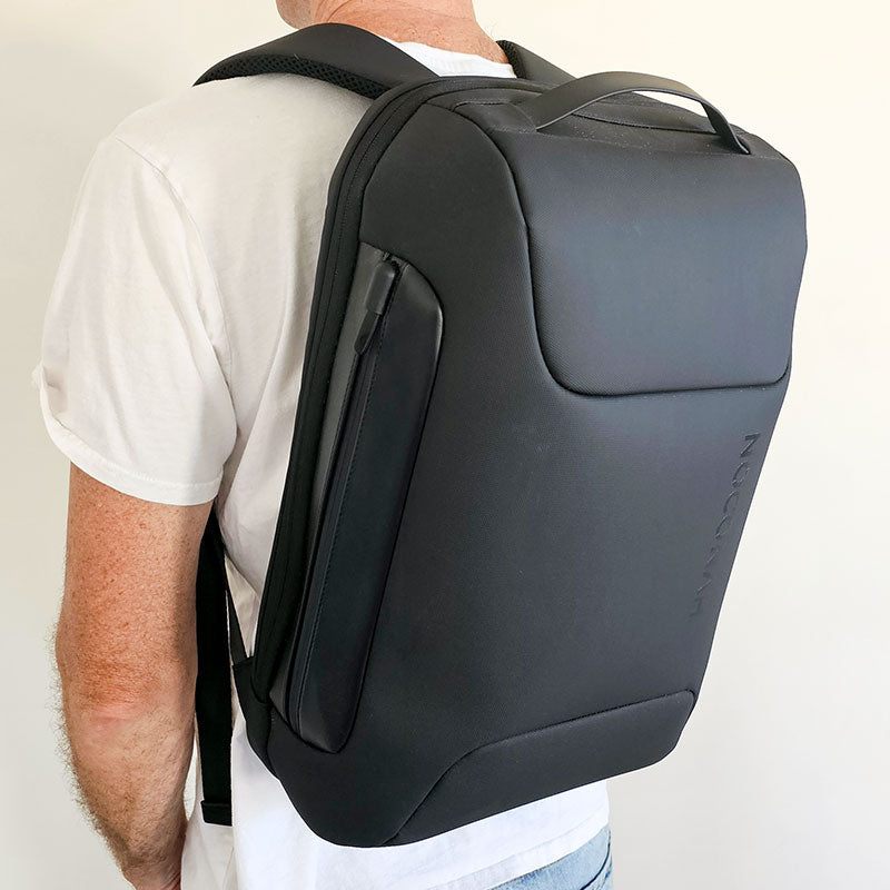 Noconah's Explore Pro Travel Backpack in Black