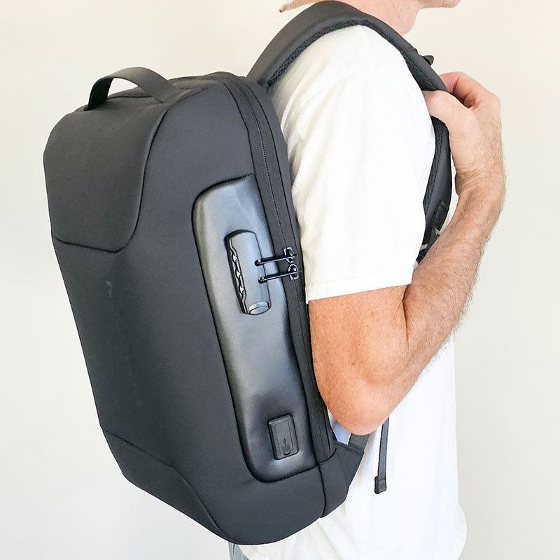 Noconah's Explore Pro Travel Backpack in Black