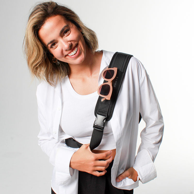 Black Levi Sling Bag - Unisex Crossbody Bag