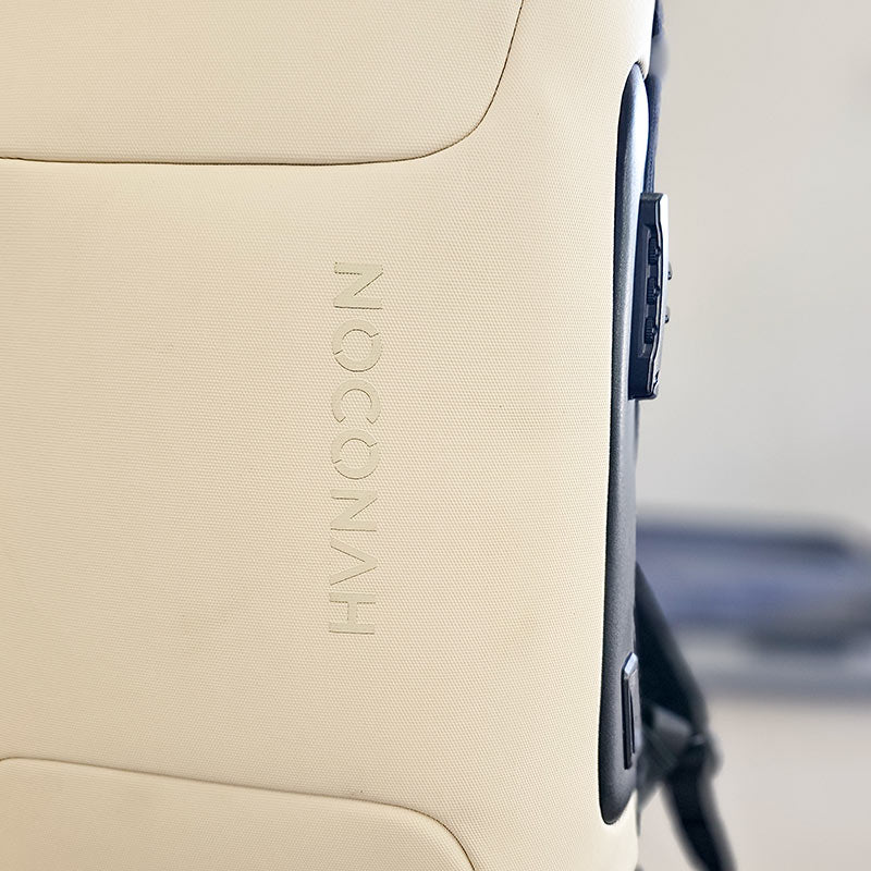 Noconah's Explore Pro Travel Backpack in Cream